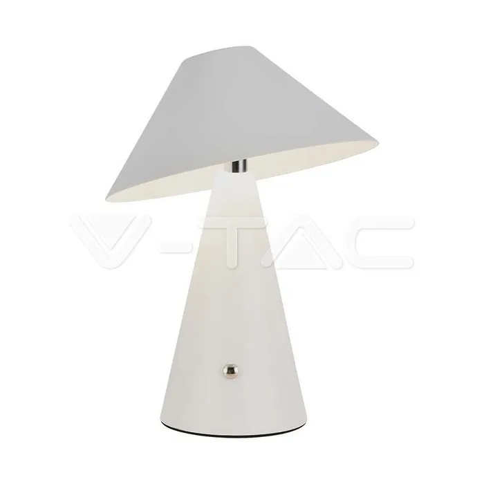 V-TAC VT-7948 LED Настолна Лампа 1800mAh Батерия 180 x 240 3 в 1 Бяло Тяло