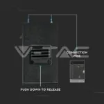 V-TAC VT-7956 30W Магнитен Линеен Осветител 3000K Черен 24V