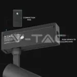 V-TAC VT-7967 15W Магнитен Спот 4000K Черен 24V