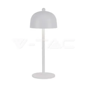 V-TAC VT-7986 LED Настолна Лампа 1800mAh Батерия 115x300 3 в 1 Бяло Тяло