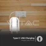 V-TAC VT-7991 LED Настолна Лампа 1800mAH Батерия 120*190 Бронз 3 в 1