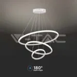 V-TAC VT-8018 32W LED Висяща Декоративна Лампа 600*400*200 Бяло Тяло 3000K