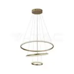 V-TAC VT-8019 32W LED Висяща Декоративна Лампа 600*400*200 Златно Тяло 3000K