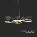 V-TAC VT-8021 18W LED Висяща Декоративна Лампа 700*250 Златно Тяло 3000K