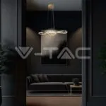 V-TAC VT-8021 18W LED Висяща Декоративна Лампа 700*250 Златно Тяло 3000K