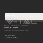 V-TAC VT-8049 40W LED Линейно Тяло 120см 6500К
