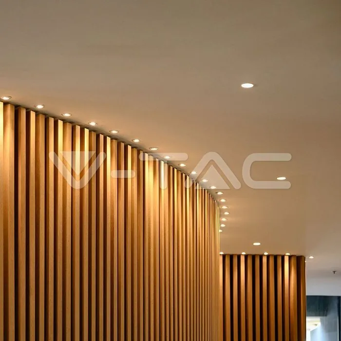 V-TAC VT-8173 5W LED Луна Пожароустойчива Никел Димираща 3000К