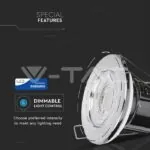 V-TAC VT-8176 5W LED Луна Пожароустойчива Хром Димираща 4000K