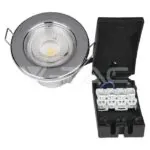 V-TAC VT-8176 5W LED Луна Пожароустойчива Хром Димираща 4000K