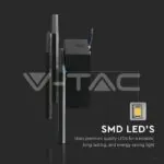 V-TAC VT-8205 12W LED Стенна Лампа Черно Тяло IP20 Неутрално Бяла Светлина