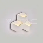 V-TAC VT-8222 9W Стенна Лампа Бяло Тяло Неутрална Светлина
