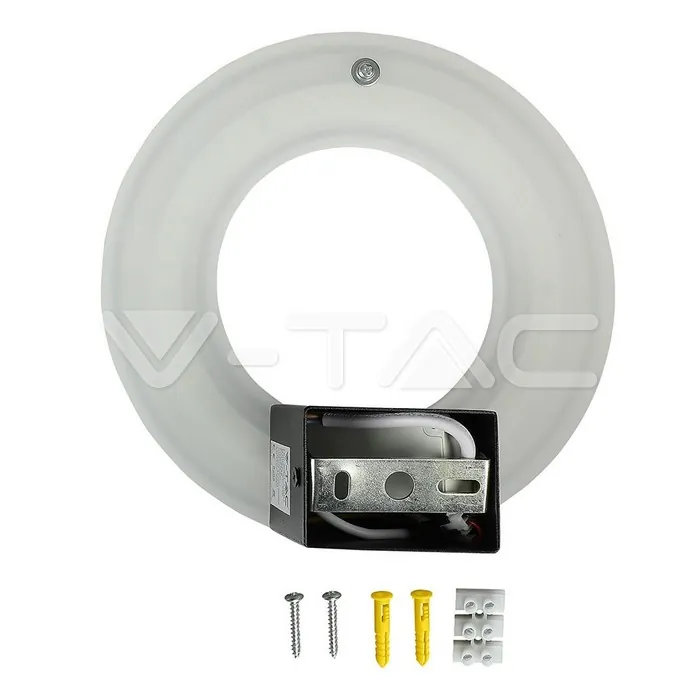 V-TAC VT-8228 9W Стенна Лампа Черно Тяло Неутрална Светлина