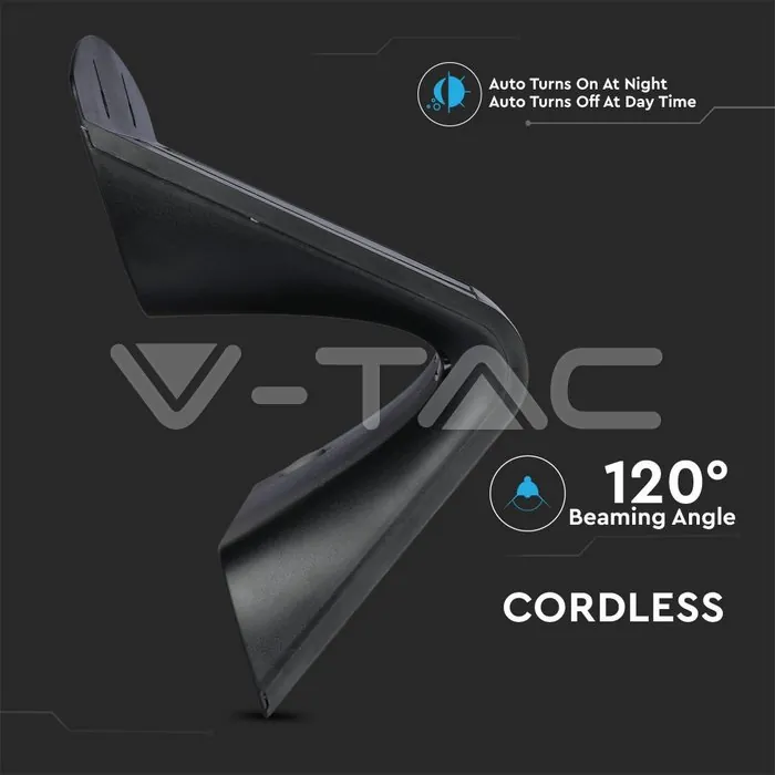 V-TAC VT-8279 Соларно тяло 6.8W Неутрална Светлина+Неутрална Светлина Черно Тяло