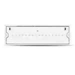 V-TAC VT-83111 3W Евакуационна Табела Стена 12 Часа Зареждане 6400K IP65 1200 mah
