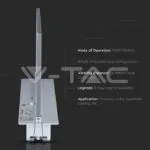 V-TAC VT-835 2W LED Евакуационно Таван за Вграждане 6000K