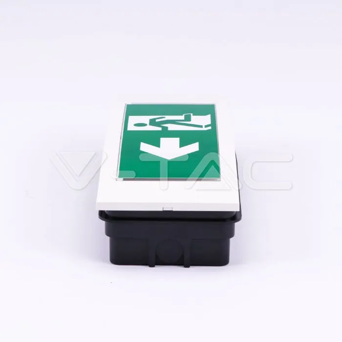 V-TAC VT-8383 3.8W LED Авариен Осветител 12ч 6000K