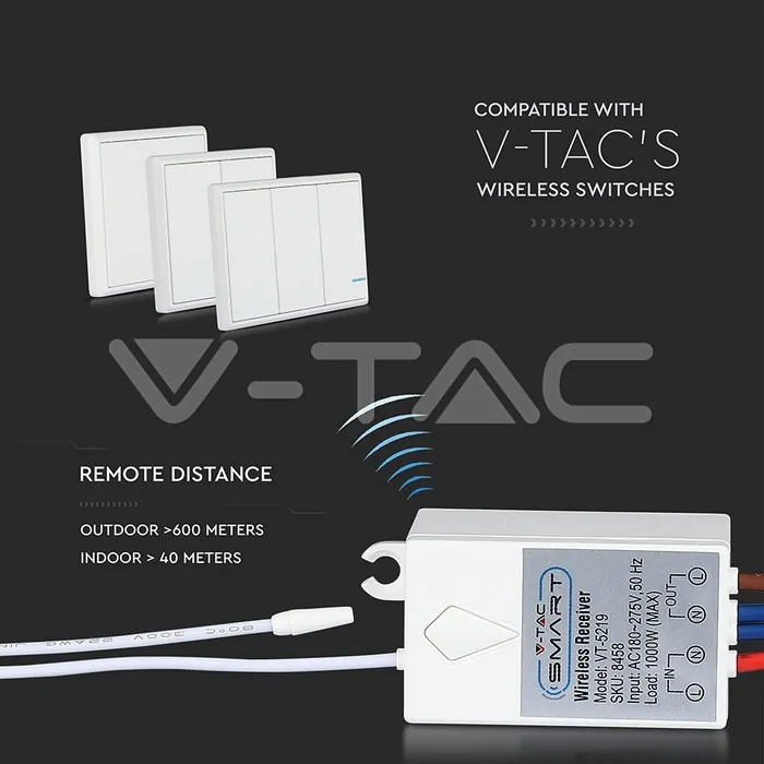 V-TAC VT-8458 Контролер за Безжични Ключове