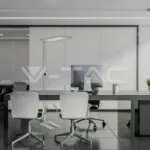 V-TAC VT-8521 80W LED Лампион Димираща Сребро 4000K