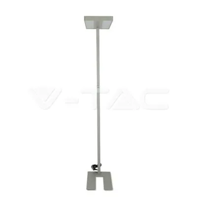 V-TAC VT-8523 80W LED Лампион Димираща Копче Сребро Кръгла 4000K
