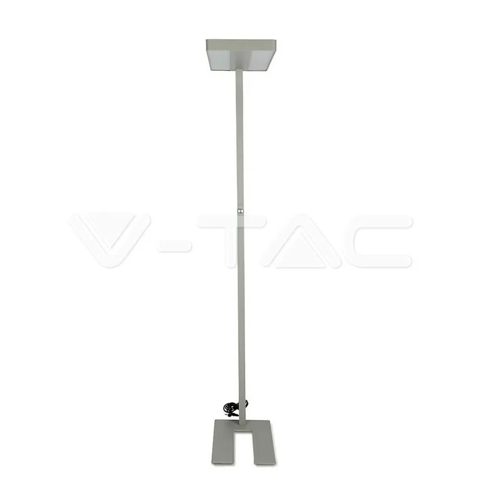 V-TAC VT-8523 80W LED Лампион Димираща Копче Сребро Кръгла 4000K