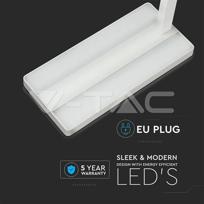 V-TAC VT-8524 80W LED Лампион Димираща Копче Бяла Кръгла 4000K