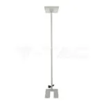 V-TAC VT-8525 80W LED Лампион Димираща Копче Сребро Квадрат 4000K
