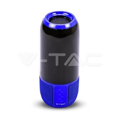 V-TAC VT-8569 2*3W LED Лампа Колона USB + TF Слот Синя
