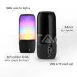 V-TAC VT-8570 2*3W LED Лампа Колона USB + TF Слот Черна