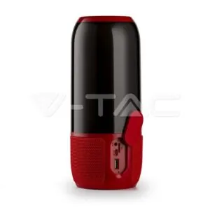 V-TAC VT-8571 2*3W LED Лампа Колона USB + TF Слот Червена