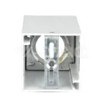 V-TAC VT-8587 GU10 Корпус Квадрат Бяло + Розово Злато