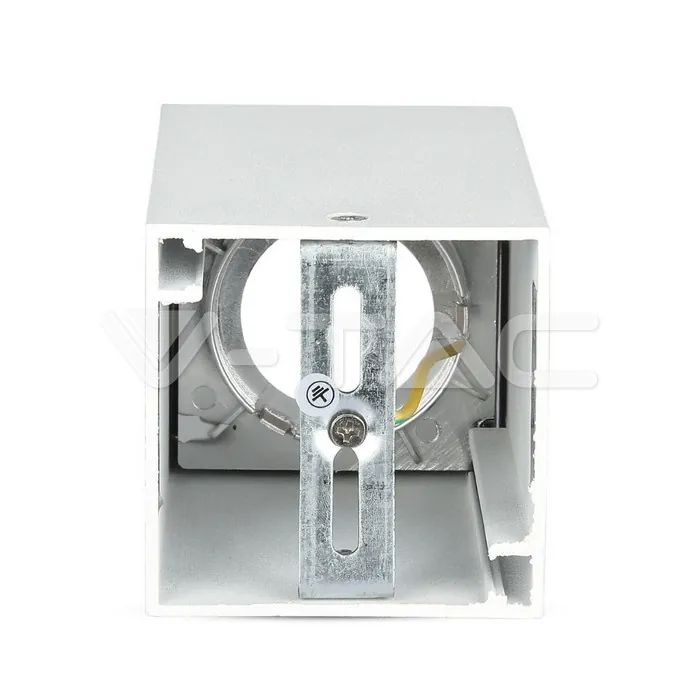 V-TAC VT-8587 GU10 Корпус Квадрат Бяло + Розово Злато