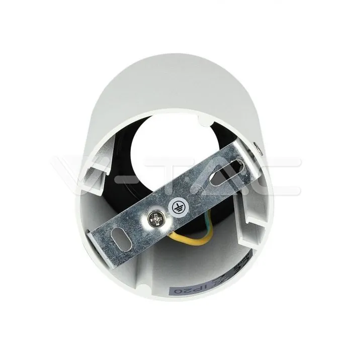 V-TAC VT-8589 GU10 Корпус Кръг Бяло + Черно