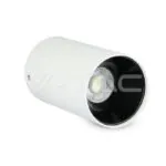 V-TAC VT-8589 GU10 Корпус Кръг Бяло + Черно