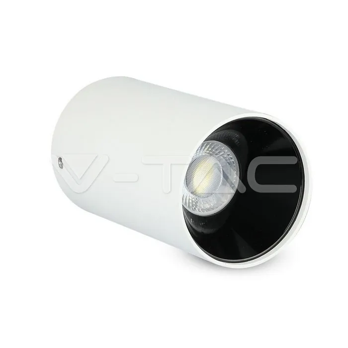 V-TAC VT-8589 GU10 Корпус Кръг Бяло + Черно