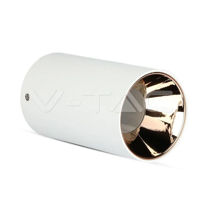 V-TAC VT-8592 GU10 Корпус Кръг Бяло + Розово Злато