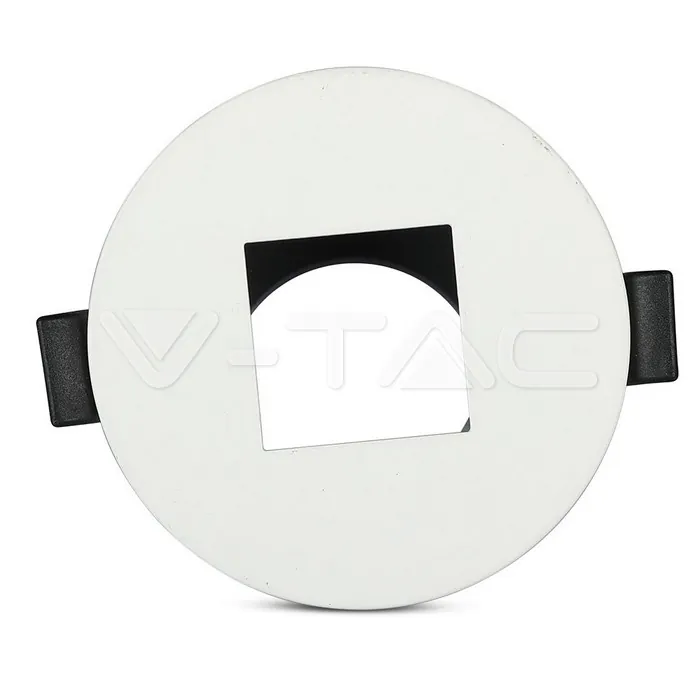 V-TAC VT-8597 GU10 Корпус Луна Квадрат Бяло + Черно