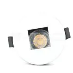 V-TAC VT-8597 GU10 Корпус Луна Квадрат Бяло + Черно