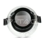 V-TAC VT-8597 GU10 Корпус Луна Квадрат Бяло + Черно