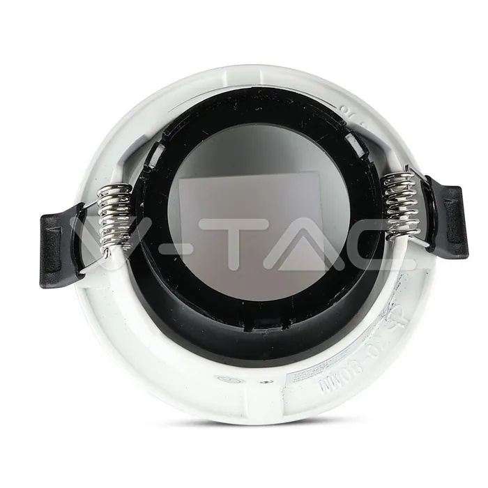 V-TAC VT-8597 GU10 Корпус Луна Квадрат Бяло + Черно