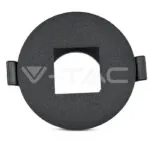 V-TAC VT-8598 GU10 Корпус Луна Квадрат Черно + Черно