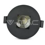 V-TAC VT-8598 GU10 Корпус Луна Квадрат Черно + Черно
