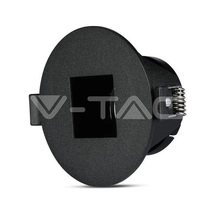 V-TAC VT-8598 GU10 Корпус Луна Квадрат Черно + Черно