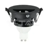 V-TAC VT-8608 GU10 Корпус Луна Полукръг Черно + Черно
