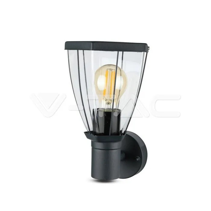 V-TAC VT-8628 Стенна Лампа Черен Мат На Горе