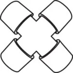 Kanlux 8635 Съединителен елемент за светлинни маркучи GIVRO-X IP44