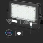 V-TAC VT-8674 10W LED Прожектор Соларен Двулицев Черно Тяло 4000K