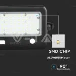 V-TAC VT-8674 10W LED Прожектор Соларен Двулицев Черно Тяло 4000K