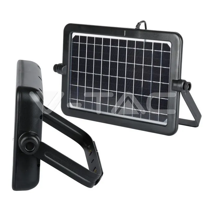 V-TAC VT-8674 10W LED Прожектор Соларен Двулицев Черно Тяло 4000K