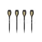 V-TAC VT-8689 Соларно Градинско Тяло Пламък 1W Колче IP44 4 Бр.