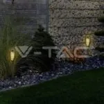 V-TAC VT-8689 Соларно Градинско Тяло Пламък 1W Колче IP44 4 Бр.